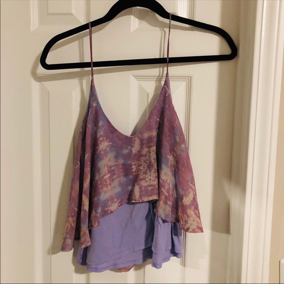 Urban Outfitters Tops - Urban Outfitters layered purple tank